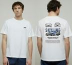 Skyline Half Sleeves Graphic T-Shirt
