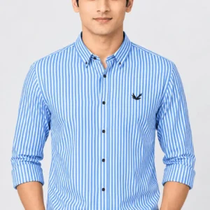 mens blue shirt